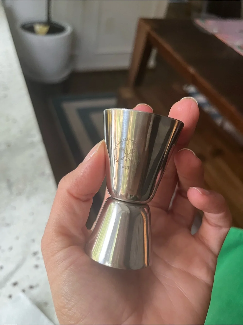 Stainless Steel Cocktail Shaker Set with Jigger and Hawthorne Strainer